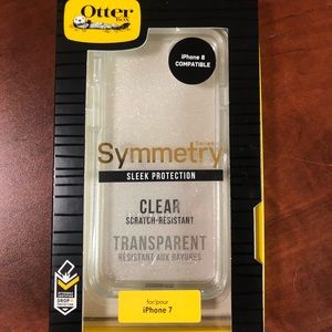 Otter box symmetry clear sparkle case